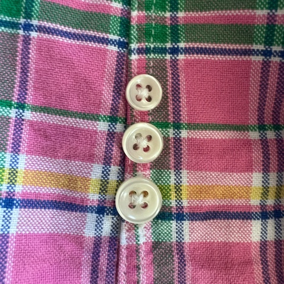 Ralph Lauren Polo Pink Plaid Long Sleeved Button Up Shirt Size Medium - Picture 7 of 11
